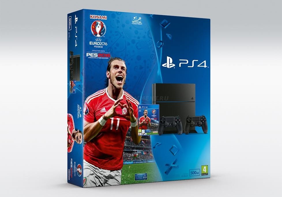 Эксклюзивный набор PlayStation 4 и UEFA EURO 2016