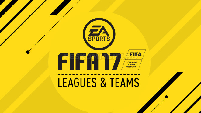 Официальный список лиг и команд в FIFA 17